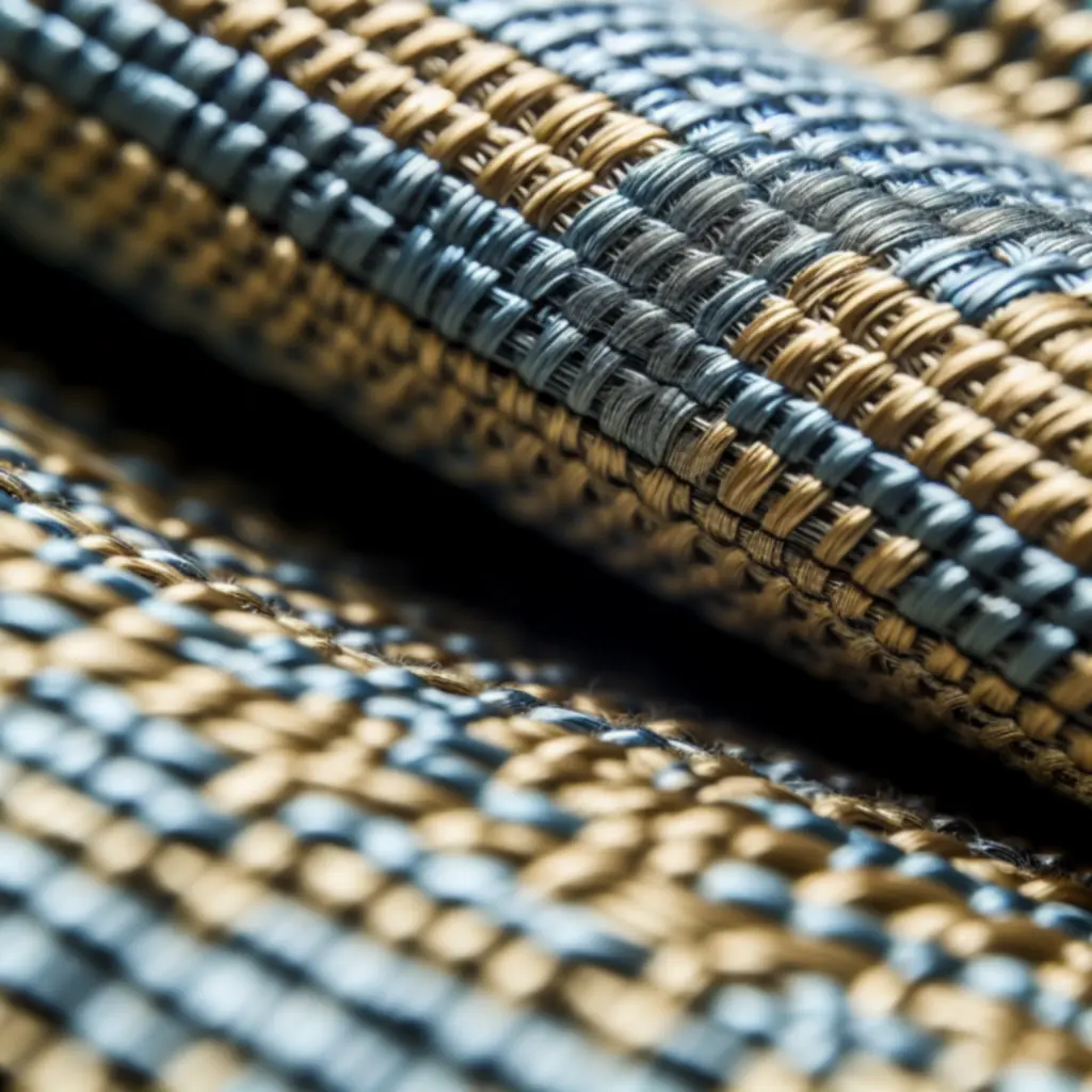 Zbliżenie na elegancką fakturę tkaniny zasłon Curtavixo