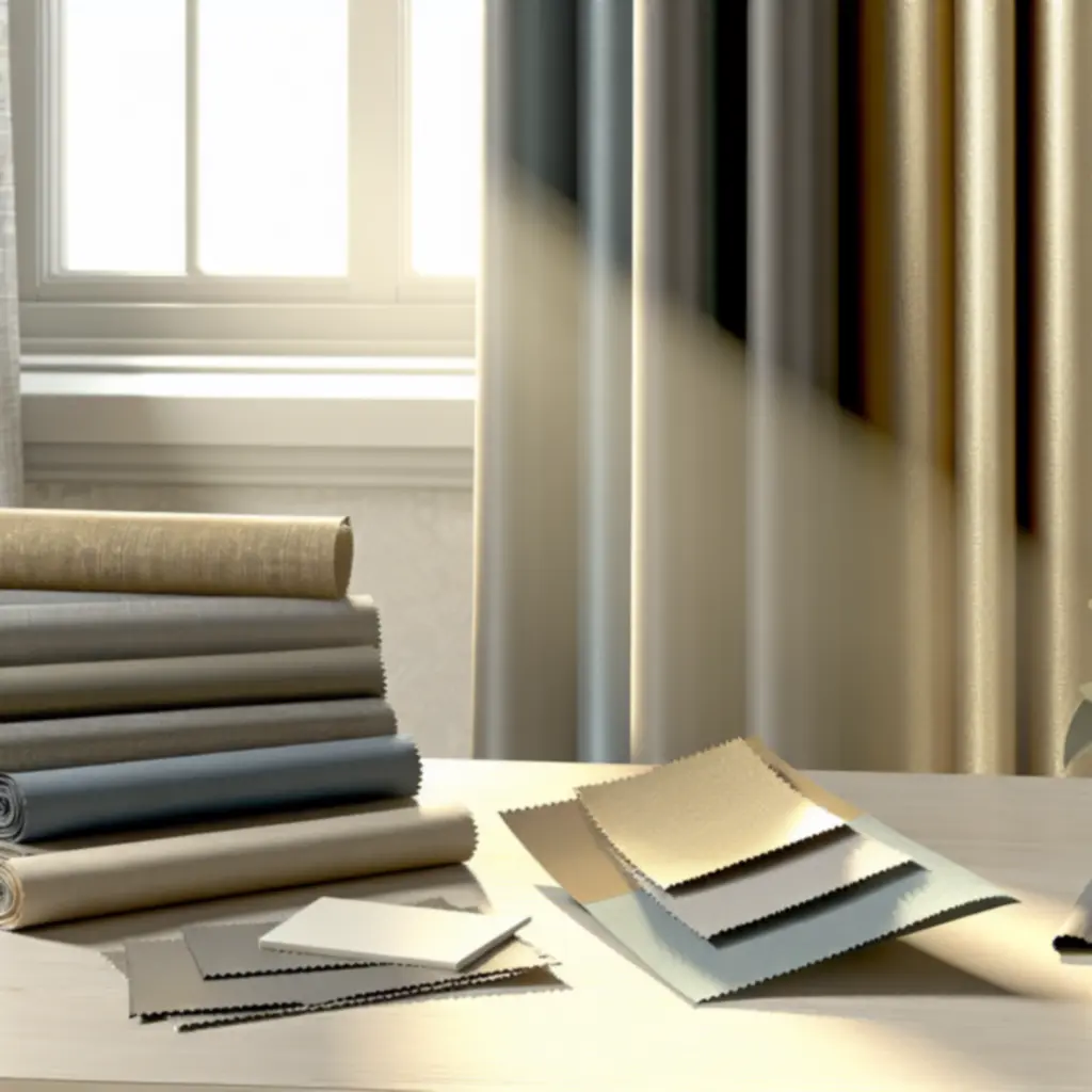 Ponadczasowe zasłony Curtavixo w neutralnych barwach w eleganckim salonie