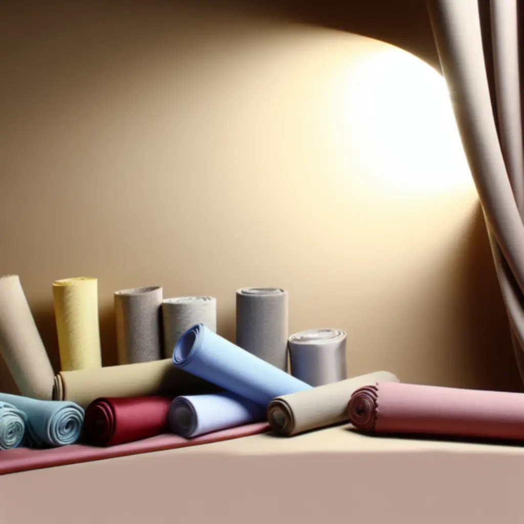 Sezonowe aranżacje z zasłonami w ciepłych i chłodnych odcieniach, prezentujące nowe tkaniny