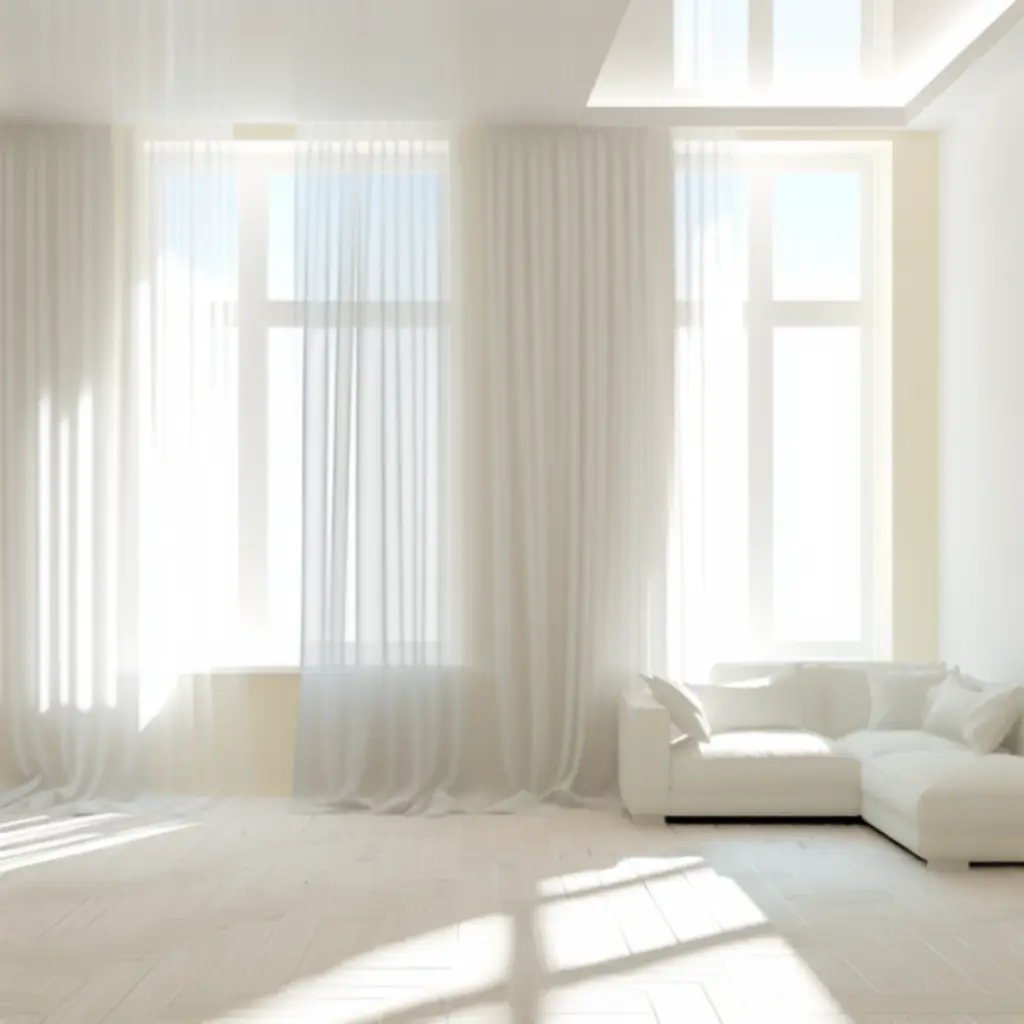 Delikatne firany przepuszczające miękkie, naturalne światło
